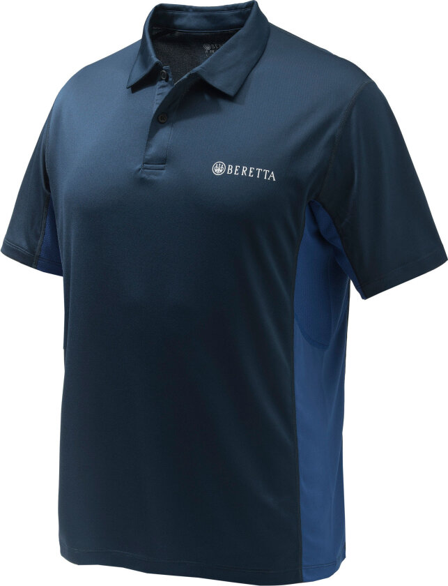 Unisex Flash Tech Polo S, Blue Total Eclipse