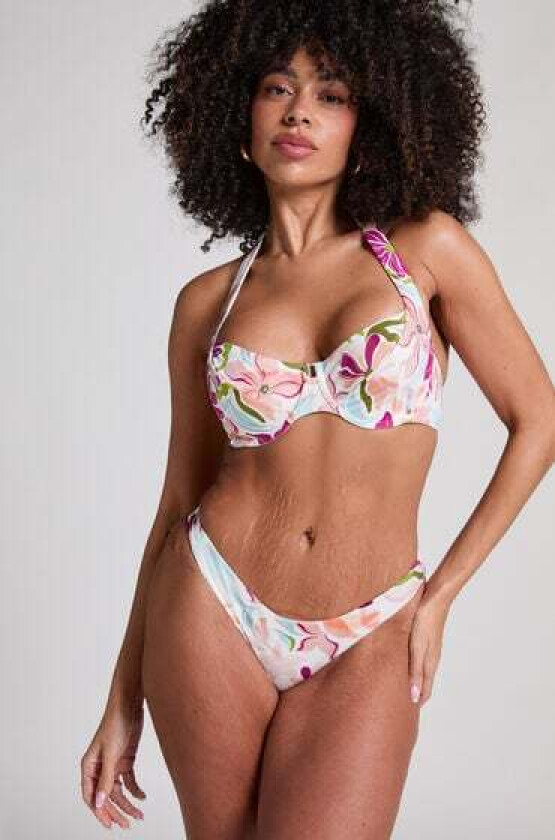 Ayanna Highleg Bikiniunderdel Rød