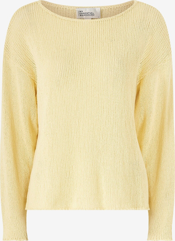 Genser DivaMW Boxy Knit Blouse - Gul