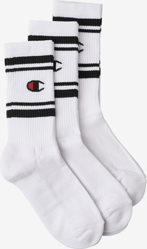 Sokker Crew Socks 3-pakning - Hvit