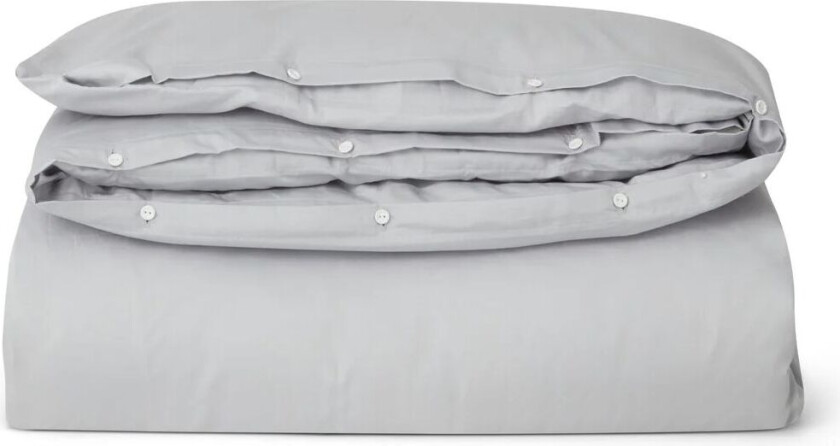 Hotel Cotton Sateen dynetrekk 150 x 210 cm Light grey