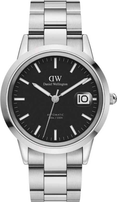 Iconic Automatic 40mm DW00100482 - Automatisk - Sølv - Herreklokker - Rustfritt stål - ledd m/pin - Safir