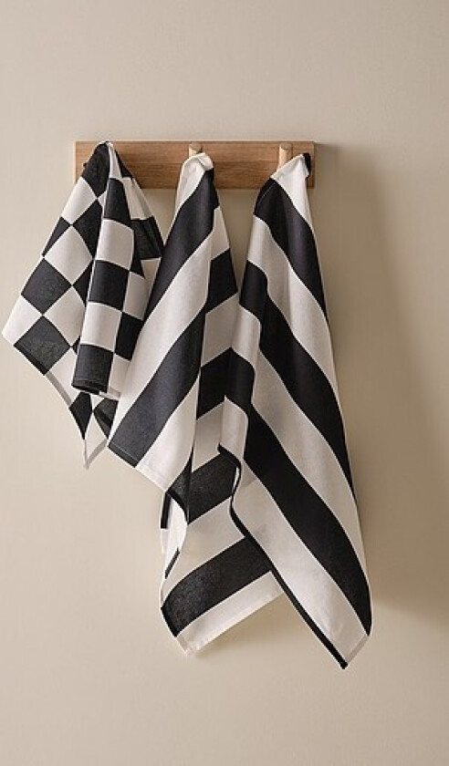 CHARLIE kjøkkenhåndkle 3-pakke