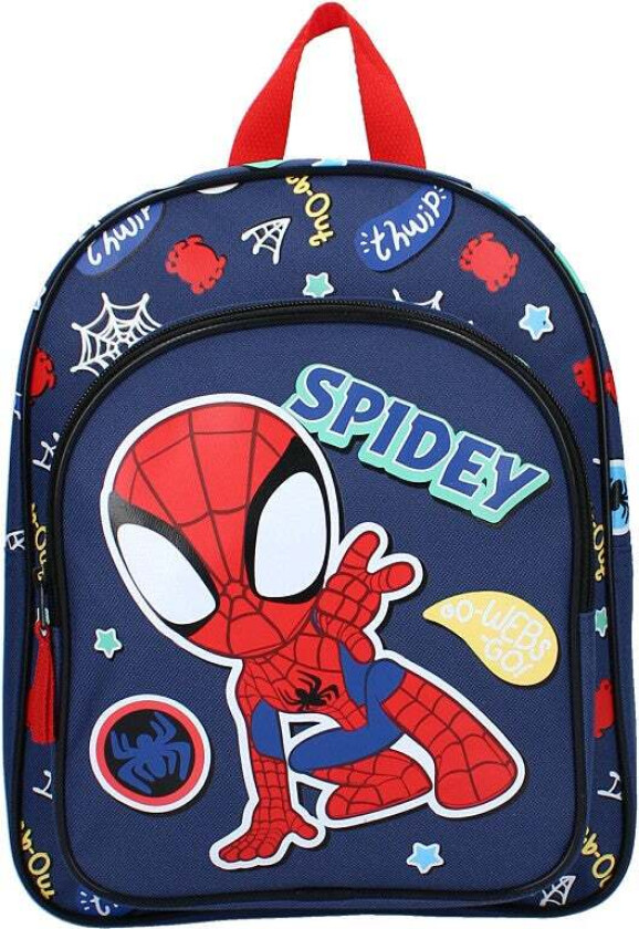 Marvel Spidey Ryggsekk Web-Out!, Blå - Ryggsekker - Polyester