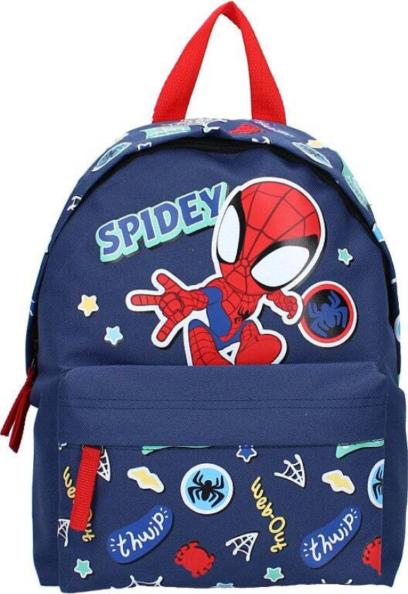 Marvel Spidey Ryggsekk Web-Out!, Blå - Ryggsekker - Polyester