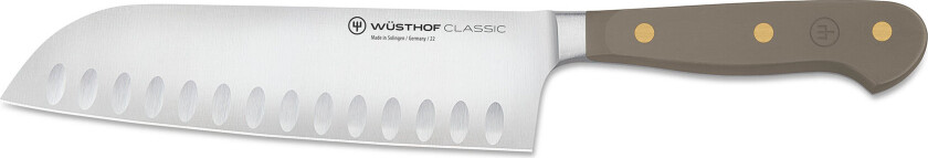 Santokukniv Classic Colour Velvet Oyster 17 cm