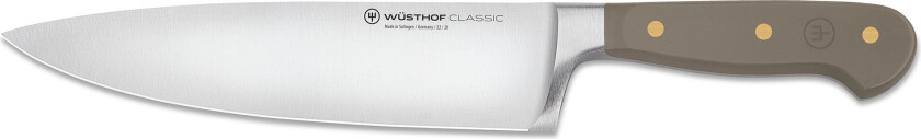 Kokkekniv Classic Colour Velvet Oyster 20 cm
