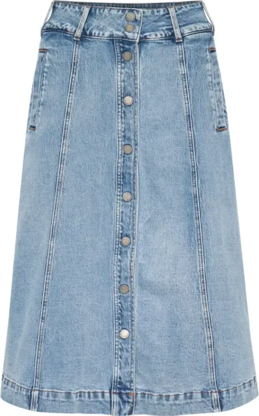 Dame, Skjørt, Blå, XS