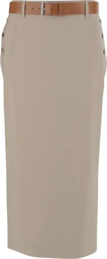 Dame, Skjørt, Beige, M