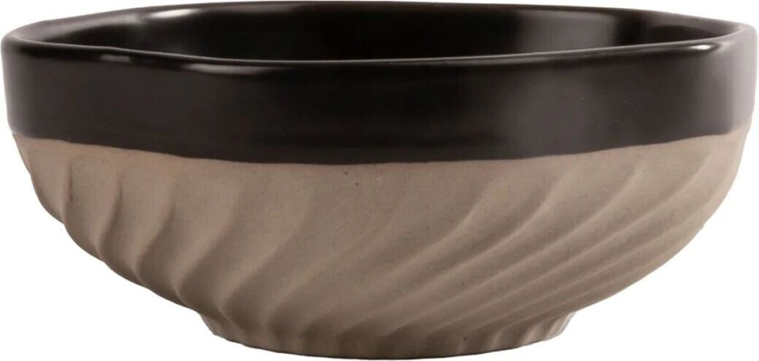 Swirl skål Ø 11 cm Sort-beige