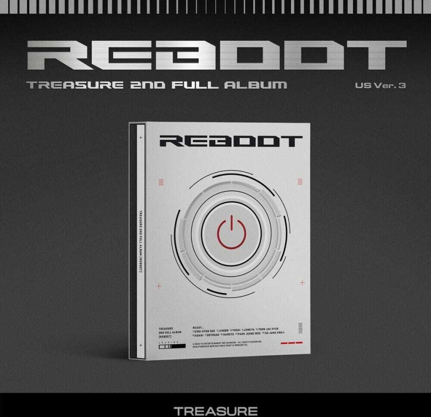 Treasure 2nd Full Album 'reboot': Version 3 CD