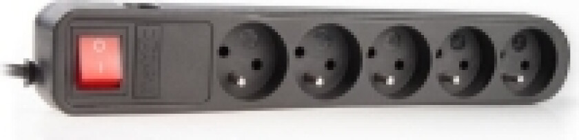 Armac NATEC NSP-0475 Natec Surge protector 5 sockets (IEC CONNECTOR) 1.5m, juodas