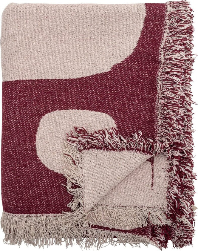 Olica pledd 130x160 cm Rød