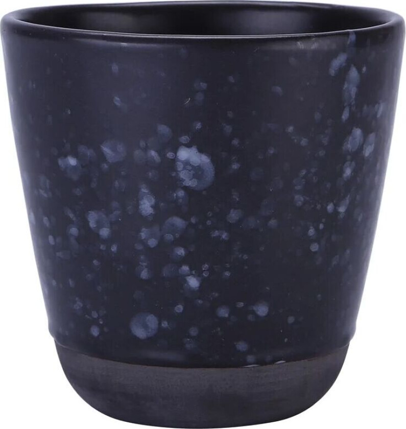 Aida Raw krus 30 cl sort med prikker