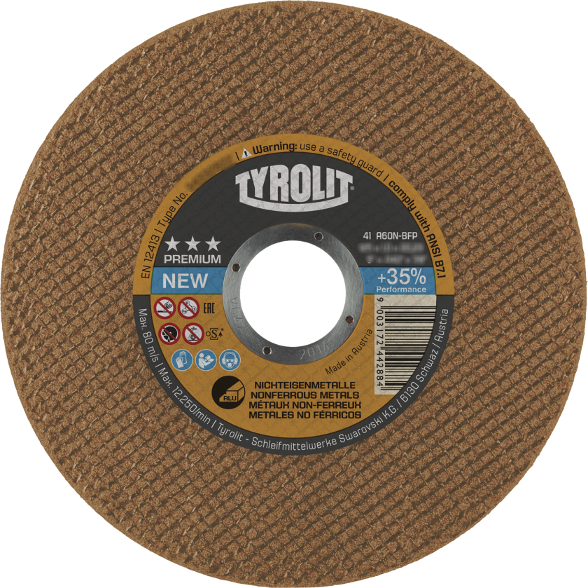 Skæreskive Premium 41F ø115Ã1,0 A60N-BFP