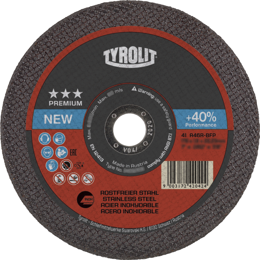 Skæreskive Premium 41F ø150Ã1,6 A46R-BFP