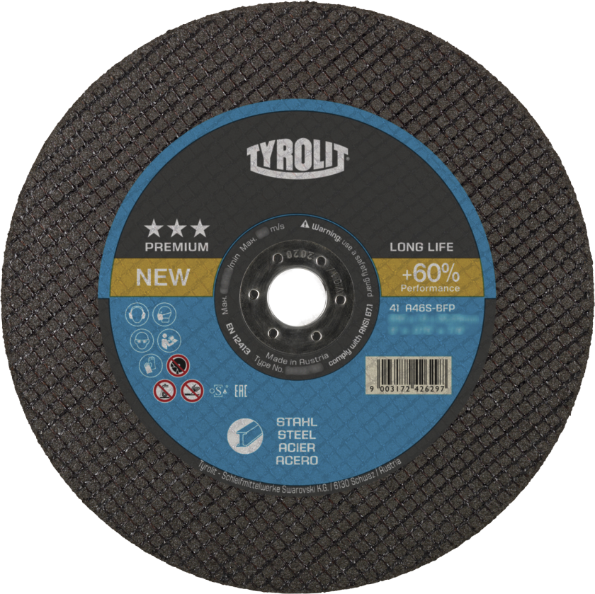 Skæreskive Premium 41F ø150Ã1,6 A46S-BFP