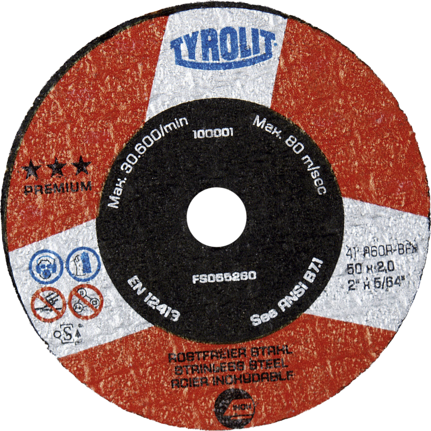 Skæreskive Premium 41F ø50Ã1Ã10 A60R-BFXA