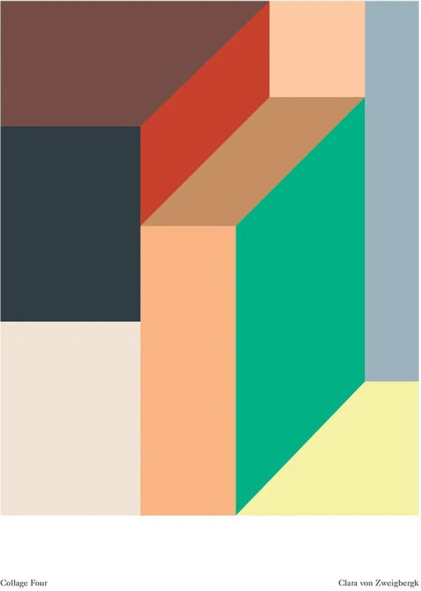 Collage Four plakat 50 x 70 cm