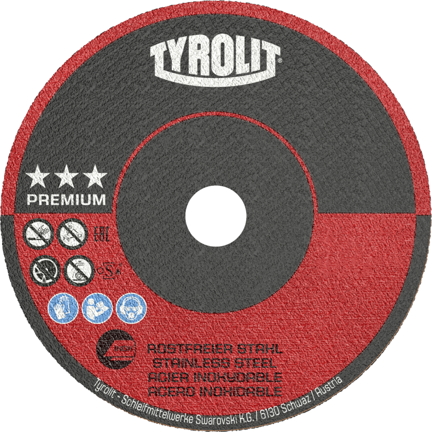 Skæreskive lige Premium ø75Ã1,0Ã8,0 stål/rustfrit