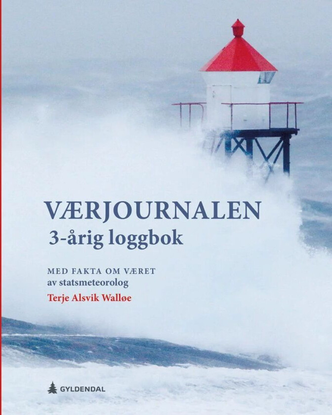 Bilde av Værjournalen. 3-årig loggbok. Med fakta om været av statsmeteorolog