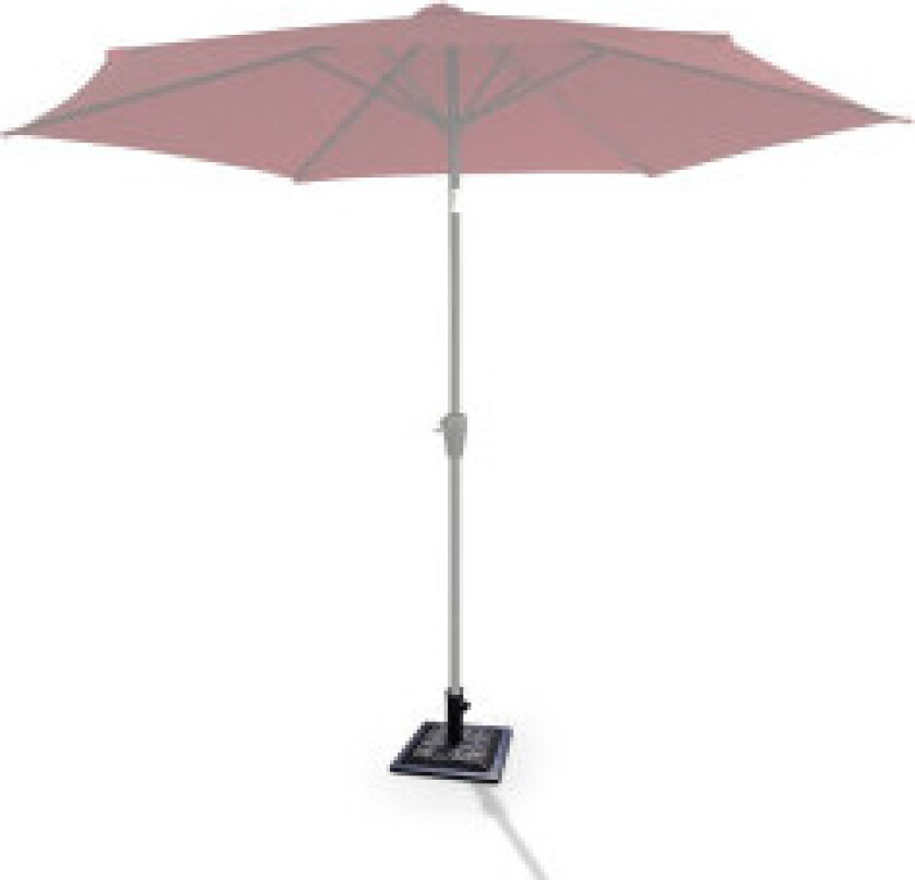 Parasollstativ markedsparaplystativ parasollfot balkong paraplystativ firkantet