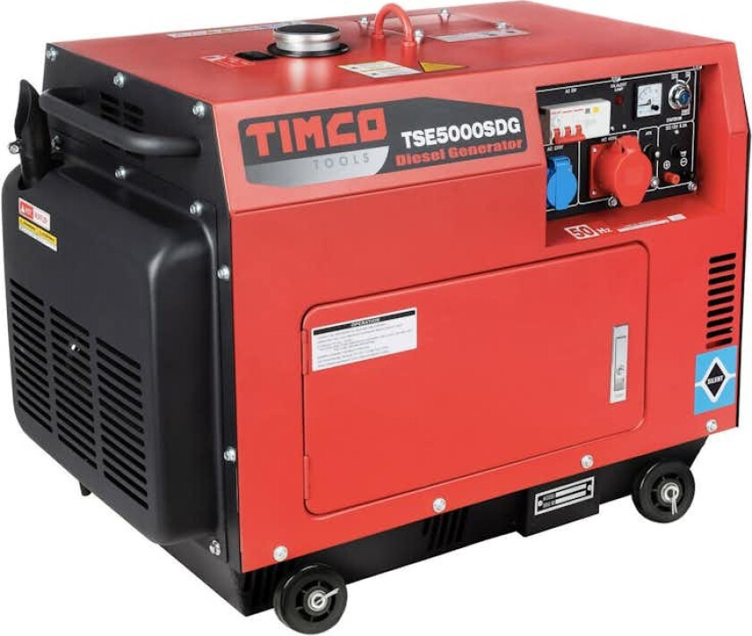 Strømaggregat Timco TSE5000SDG 400V Diesel Sett