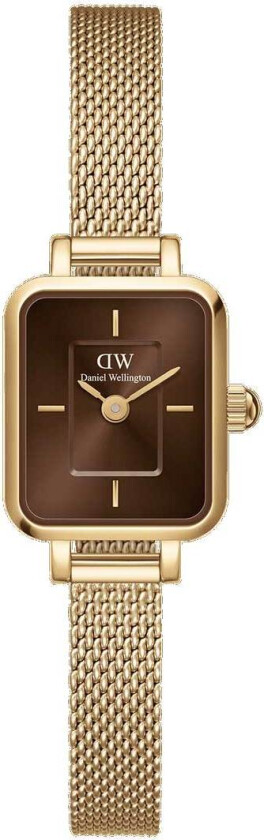 Micro 15.4x18.2 Evergold DW00100654 - Kvarts - Gull - Dameklokker - Meshlenke - Mineral