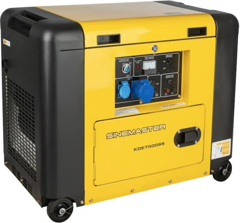 Strømaggregat Sinemaster KDE7500SS 230V Diesel