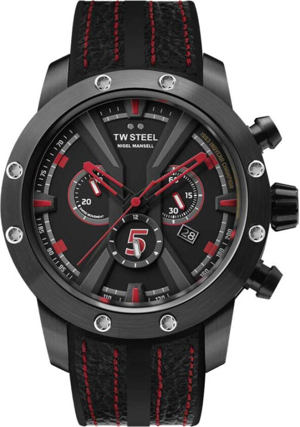 Fast Lane Limited Edition GT14 - Kvarts - Sort - Herreklokker - Silikon - Safir