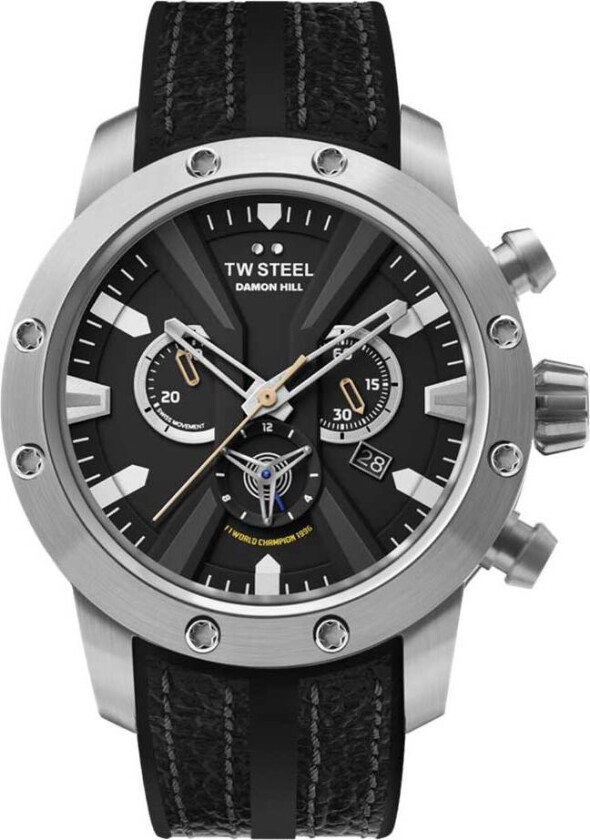 Fast Lane Limited Edition GT15 - Kvarts - Sølv - Herreklokker - Silikon - Safir