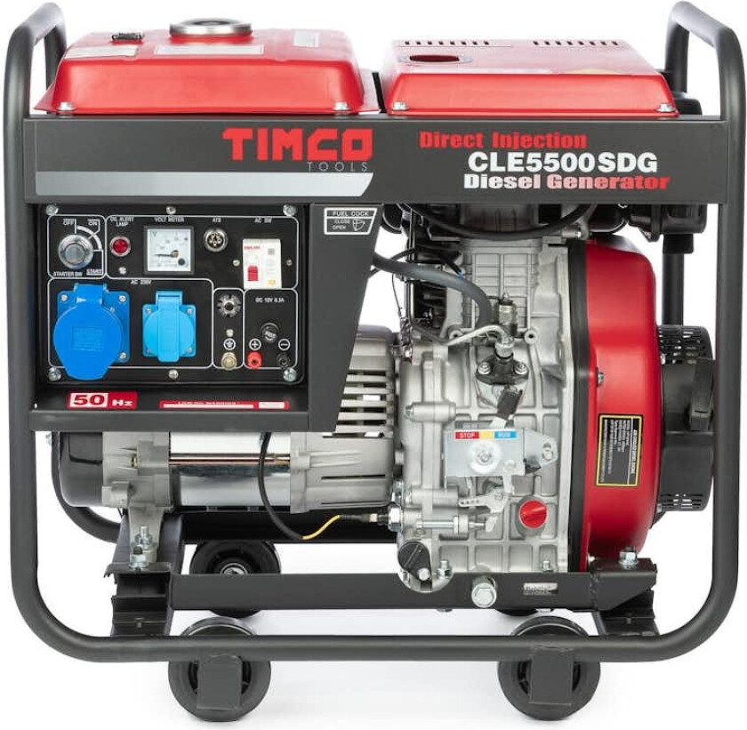 Strømaggregat Timco CLE5500SDG 230V Diesel Sett