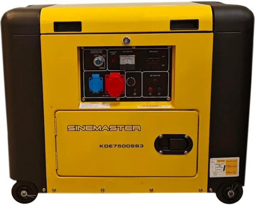 Strømaggregat Sinemaster KDE7500SS3 400V Diesel