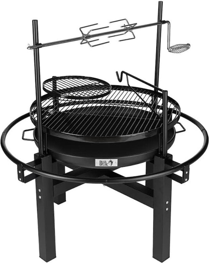 Bålpanne Sort Flamme 96 cm
