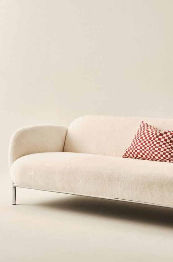 RAMON sofa 3-seter Naturhvit