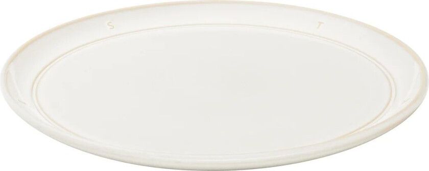 Boussole tallerken Ø28 cm Off white