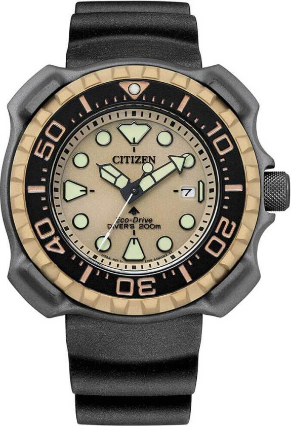 Promaster Diver BN0226-10P - Kvarts - Grå - Herreklokker - Silikon - Mineral
