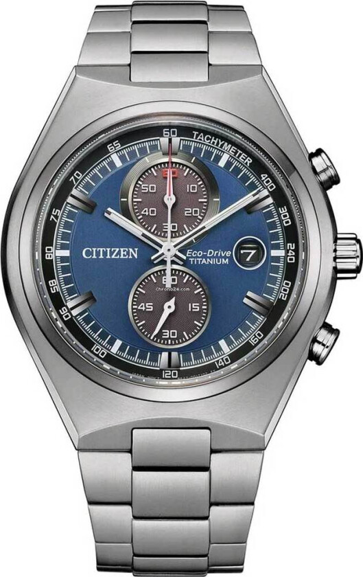 Super Titanium Chrono CA7090-87L - Kvarts - Sølv - Herreklokker - Titanium - Safir