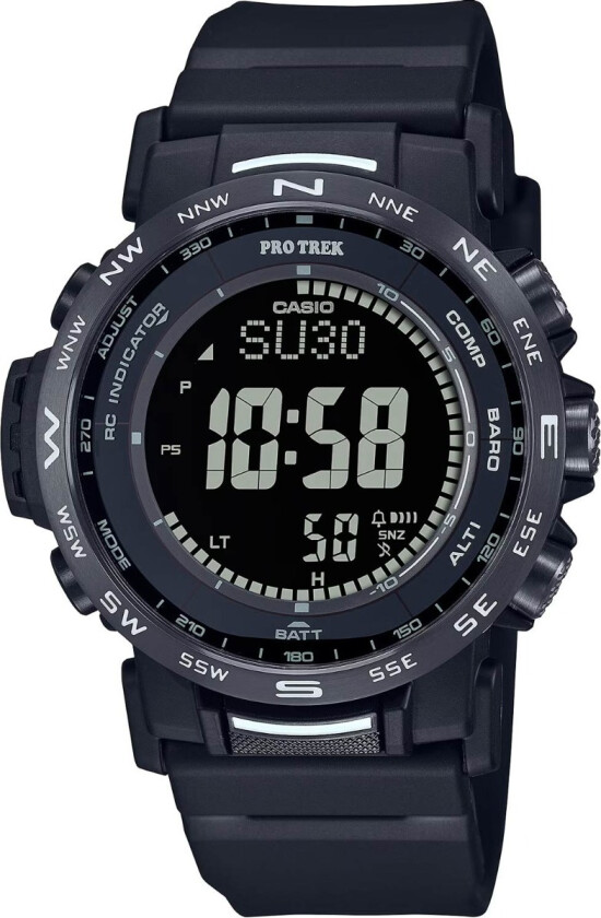 Pro Trek PRW-35Y-1BER - Digital - Sort - Herreklokker - Resin - Mineral