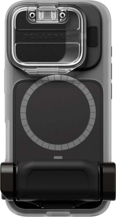 iPhone 16 Pro PolarPro LiteChaser 16 Base Deksel - MagSafe Kompatibel - Gjennomsiktig / Svart