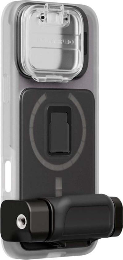 Bilde av iPhone 16 Pro Max PolarPro LiteChaser 16 Pro Deksel - MagSafe Kompatibel - Gjennomsiktig / Svart