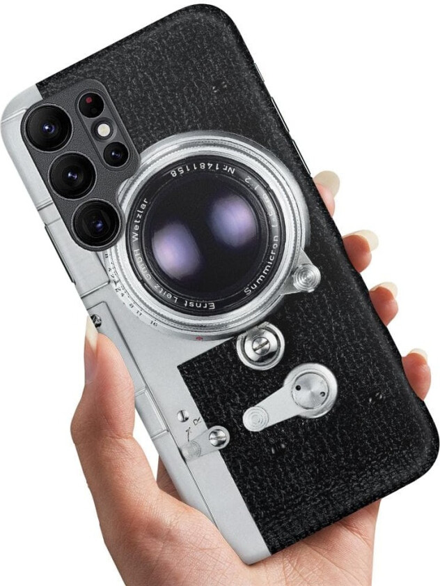 Samsung Galaxy S23 Ultra - Deksel/Mobildeksel Retro Kamera