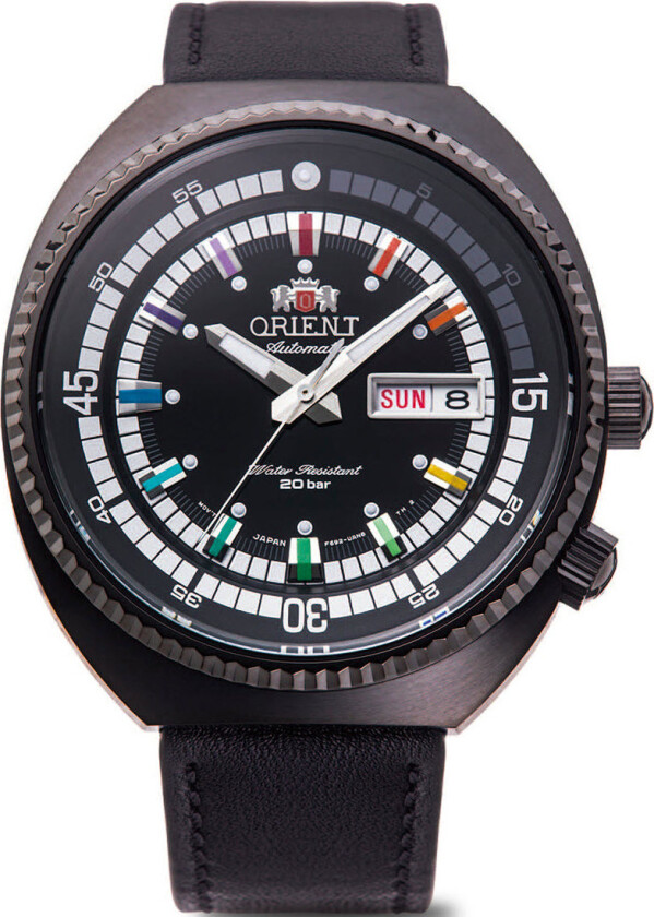 Neo Sports 200m Automatic Diver Limited Edition (2000 pieces worldwide) RA-AA0E07B - Automatisk - Sort - Herreklokker - Skinn - Mineral