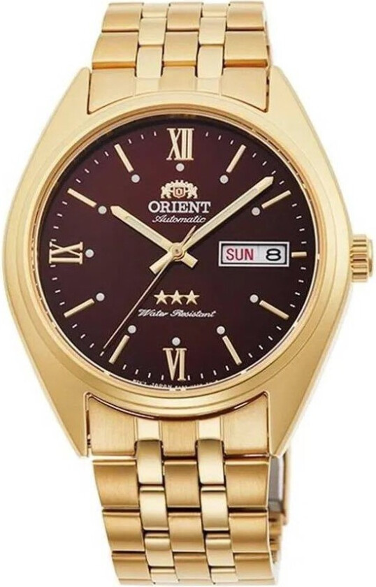 Tri-Star Automatic RA-AB0E12R - Automatisk - Gull - Herreklokker - Rustfritt stål - ledd m/pin - Mineral