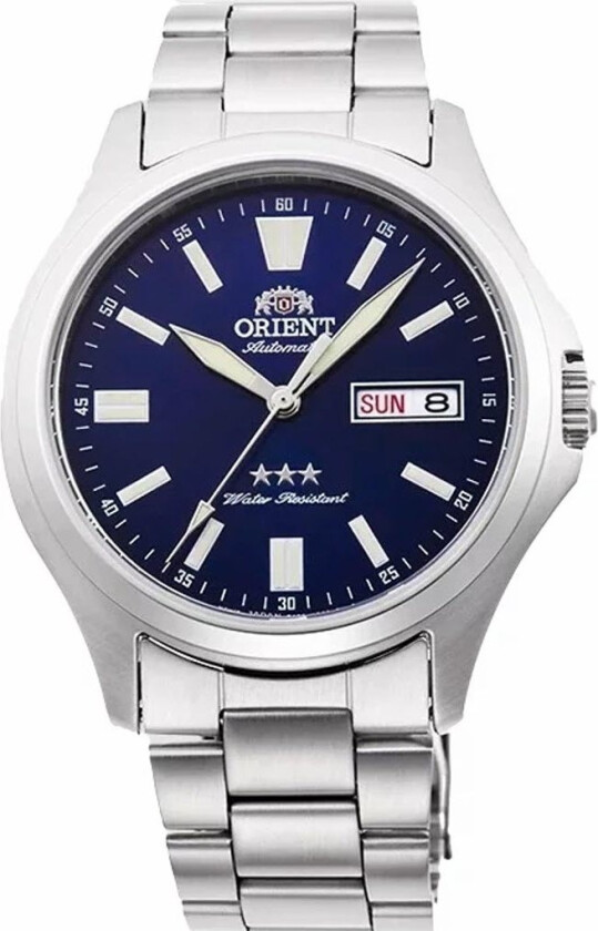 Tri-Star Automatic RA-AB0F09L - Automatisk - Sølv - Herreklokker - Rustfritt stål - ledd m/pin - Mineral