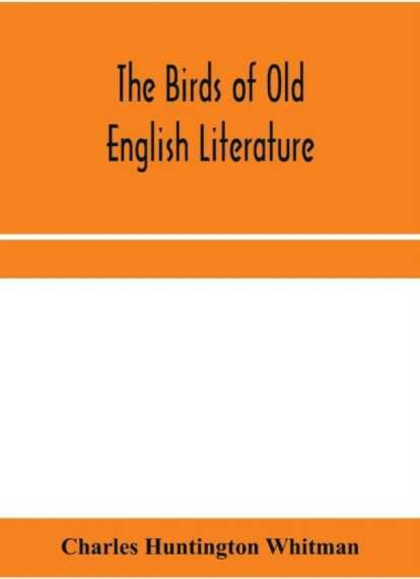 The birds of Old English literature
