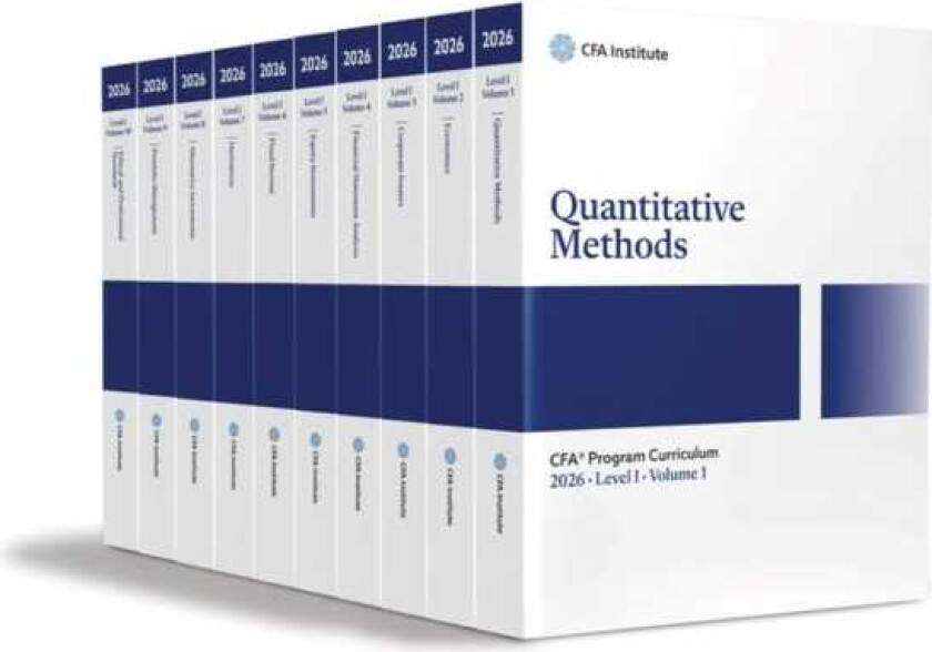 2026 CFA Curriculum Level I Box Set