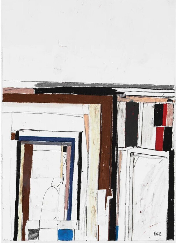 We only got out at night poster 50x70 cm Multi