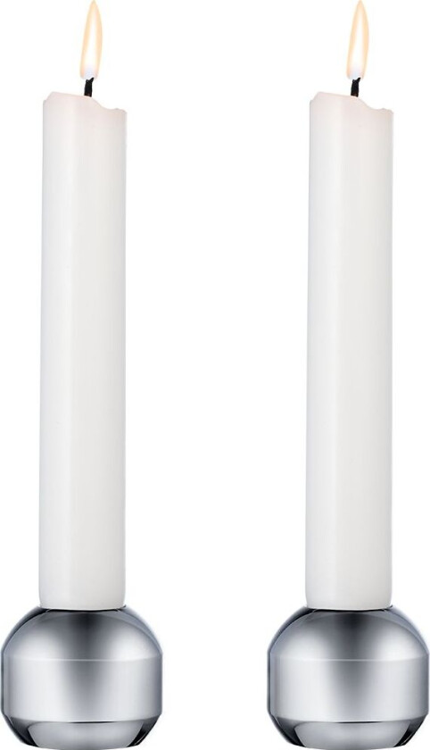 Lind DNA Silhouette lysestake 34 2-pakning Chrome