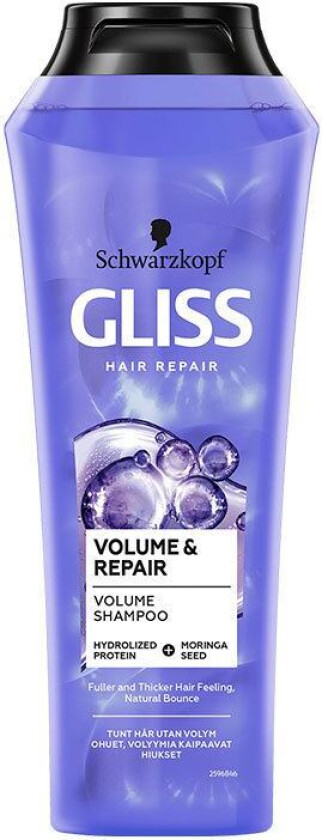 Schwarzkopf Gliss Volume & Repair Shampoo 250ml
